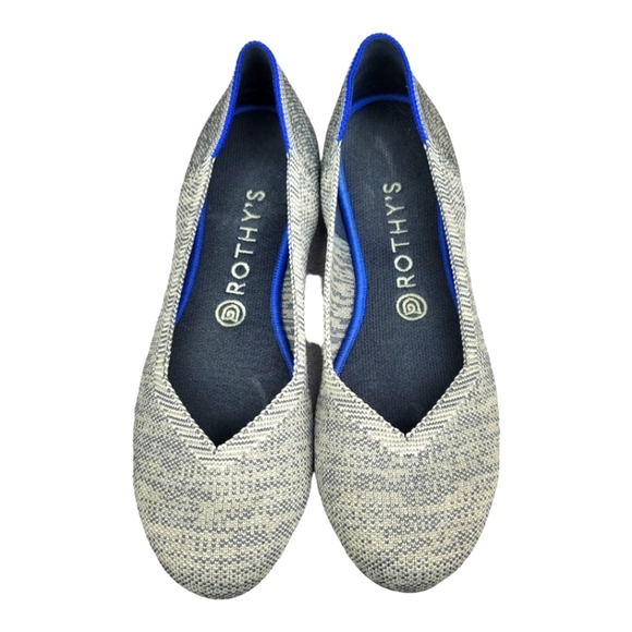 Rothy's‎ "The Flat" Retired Taupe Gray Melange size 9 - Picture 1 of 10